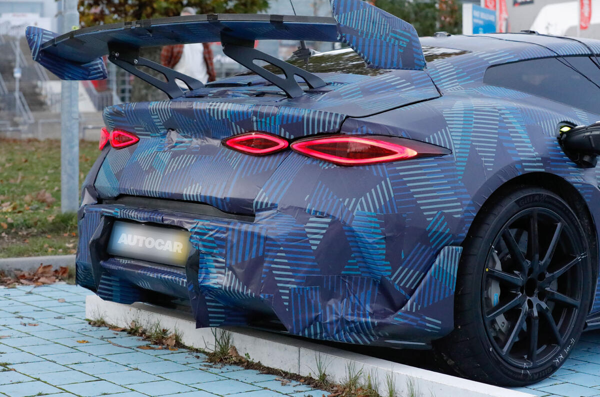 BYD Denza Z prototype rear charging detail