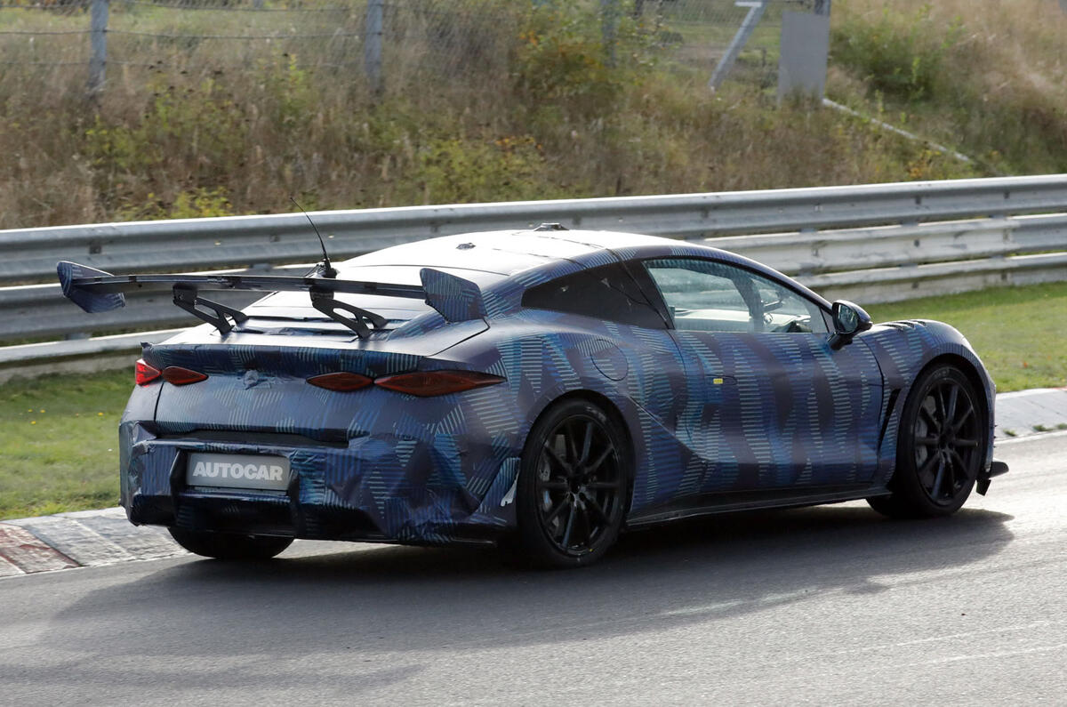 BYD Denza Z prototype rear quarter tracking