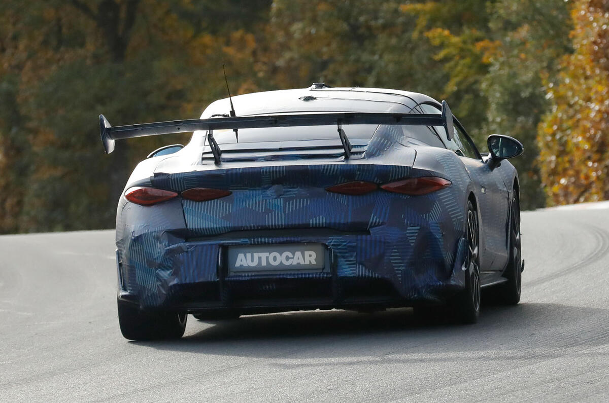 BYD Denza Z prototype rear tracking