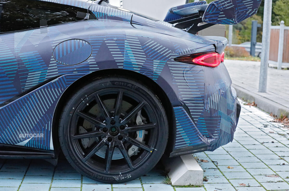 BYD Denza Z prototype rear wheel detail