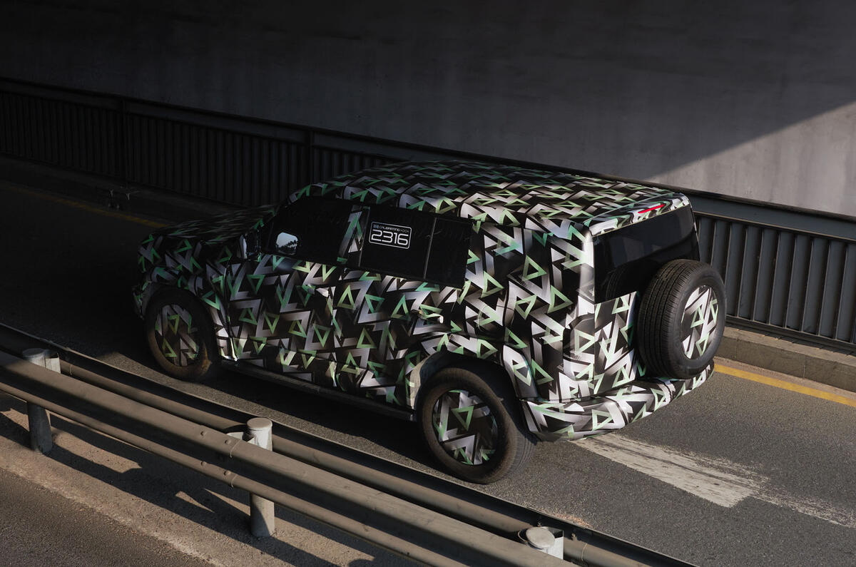 BYD electric 4x4 rear quarter high