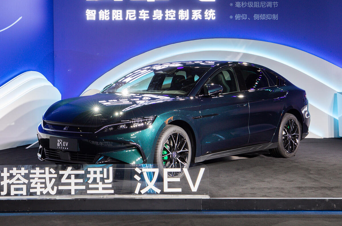 BYD HAN models with hardware availability will be able to equip DiSus C through OTA