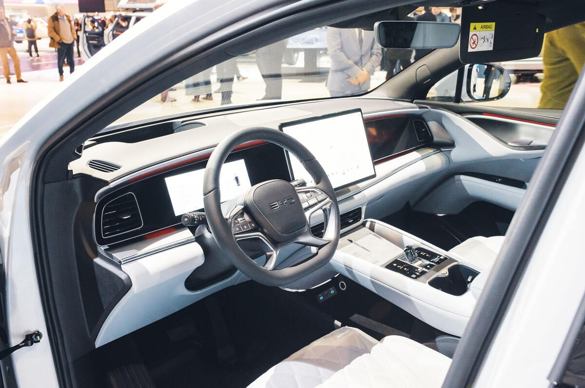 BYD Sealion 7 2024 Paris Motor show dashboard BYD Sealion 7 2024 Paris Motor show dashboard