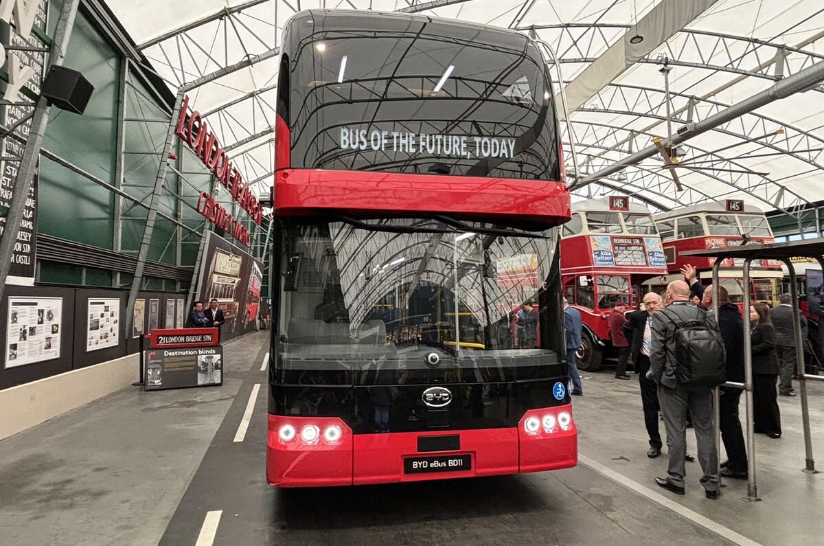 BYD bus front BYD bus front