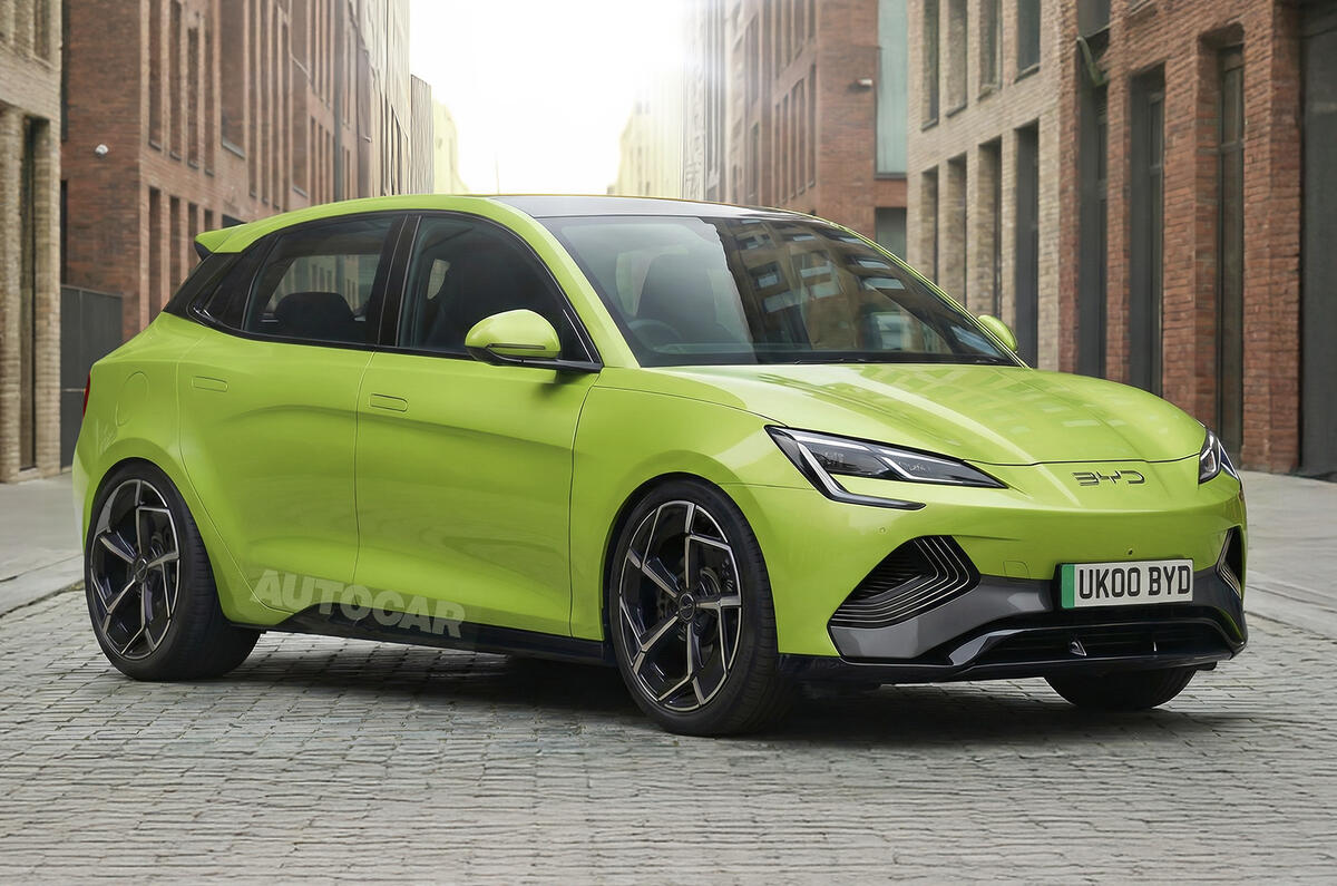 BYD supermini PHEV render