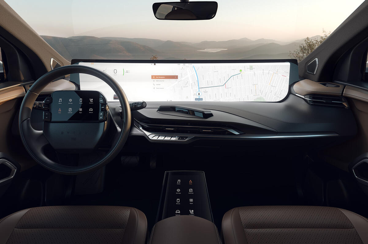 Byton M-Byte interior