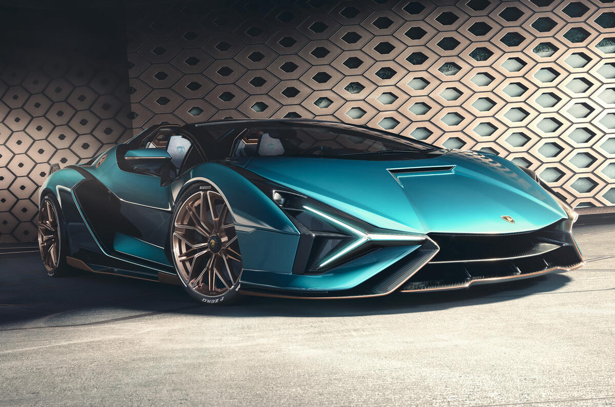 2020 Lamborghini Sian Roadster - static front 2020 Lamborghini Sian Roadster - static front