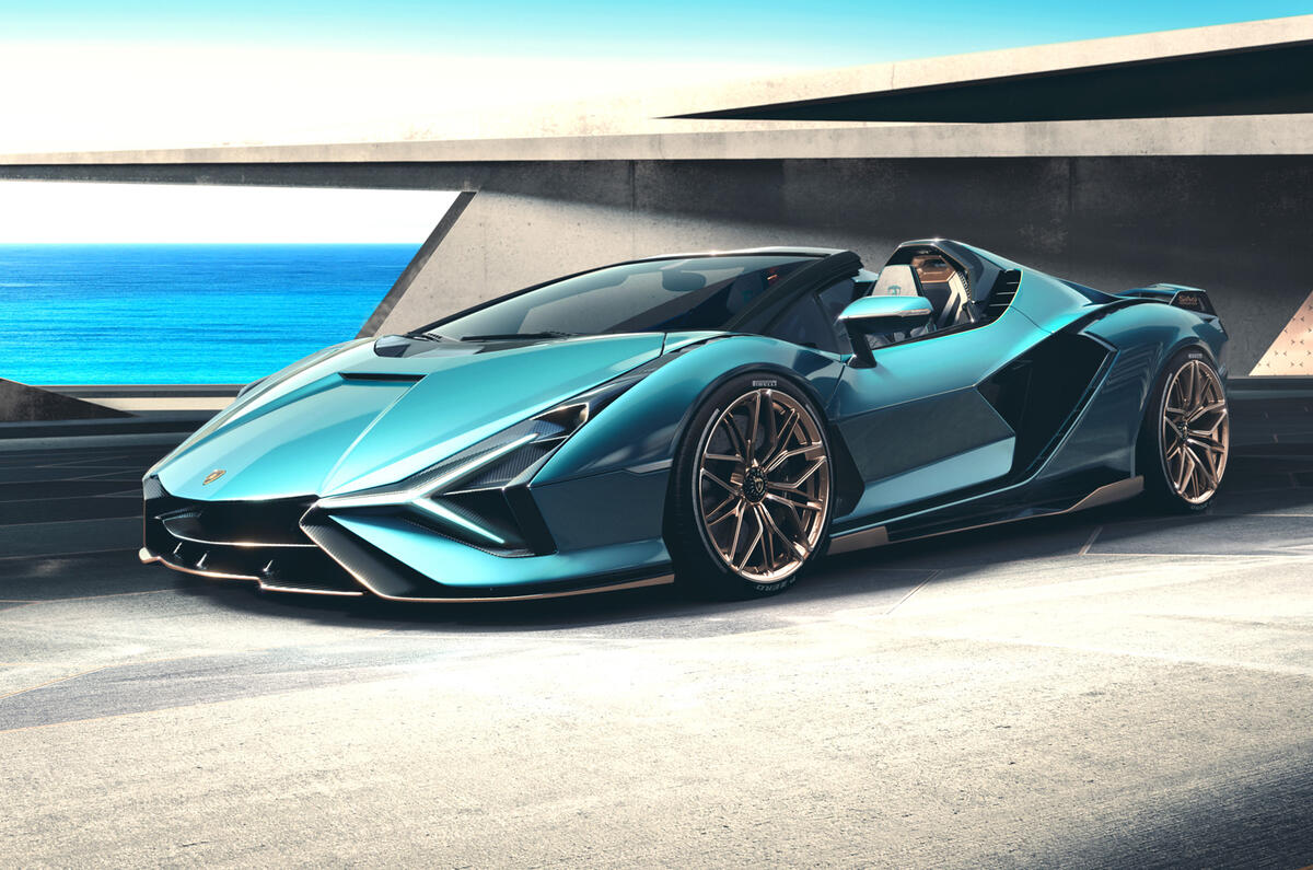 2020 Lamborghini Sian Roadster - front 2020 Lamborghini Sian Roadster - front