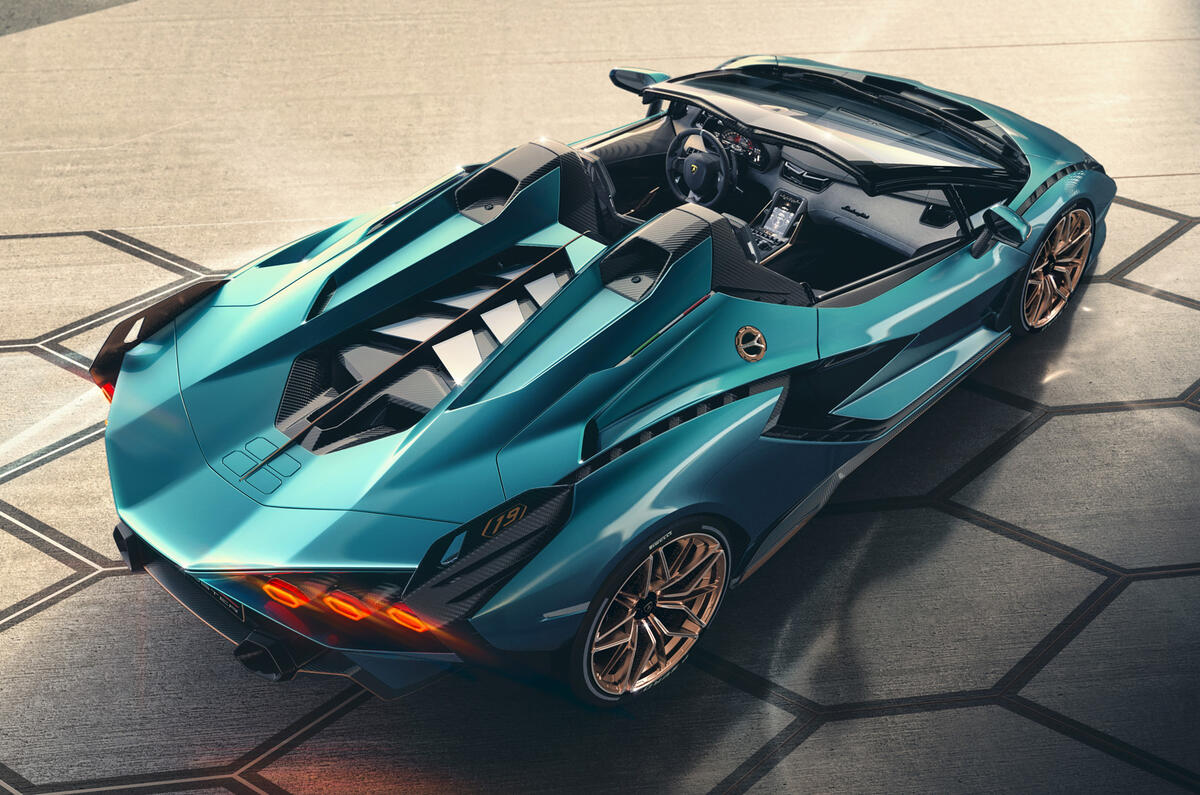 2020 Lamborghini Sian Roadster - top 2020 Lamborghini Sian Roadster - top