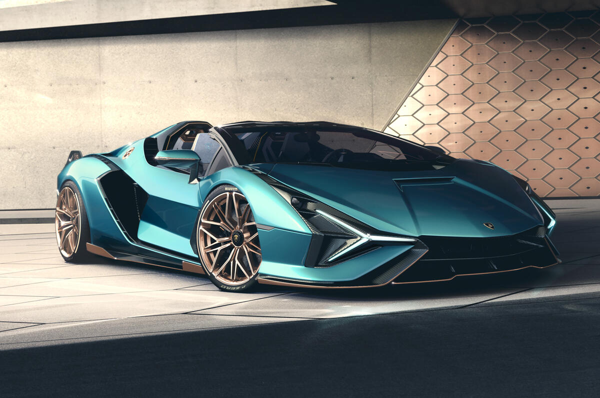 2020 Lamborghini Sian Roadster - static front 2020 Lamborghini Sian Roadster - static front