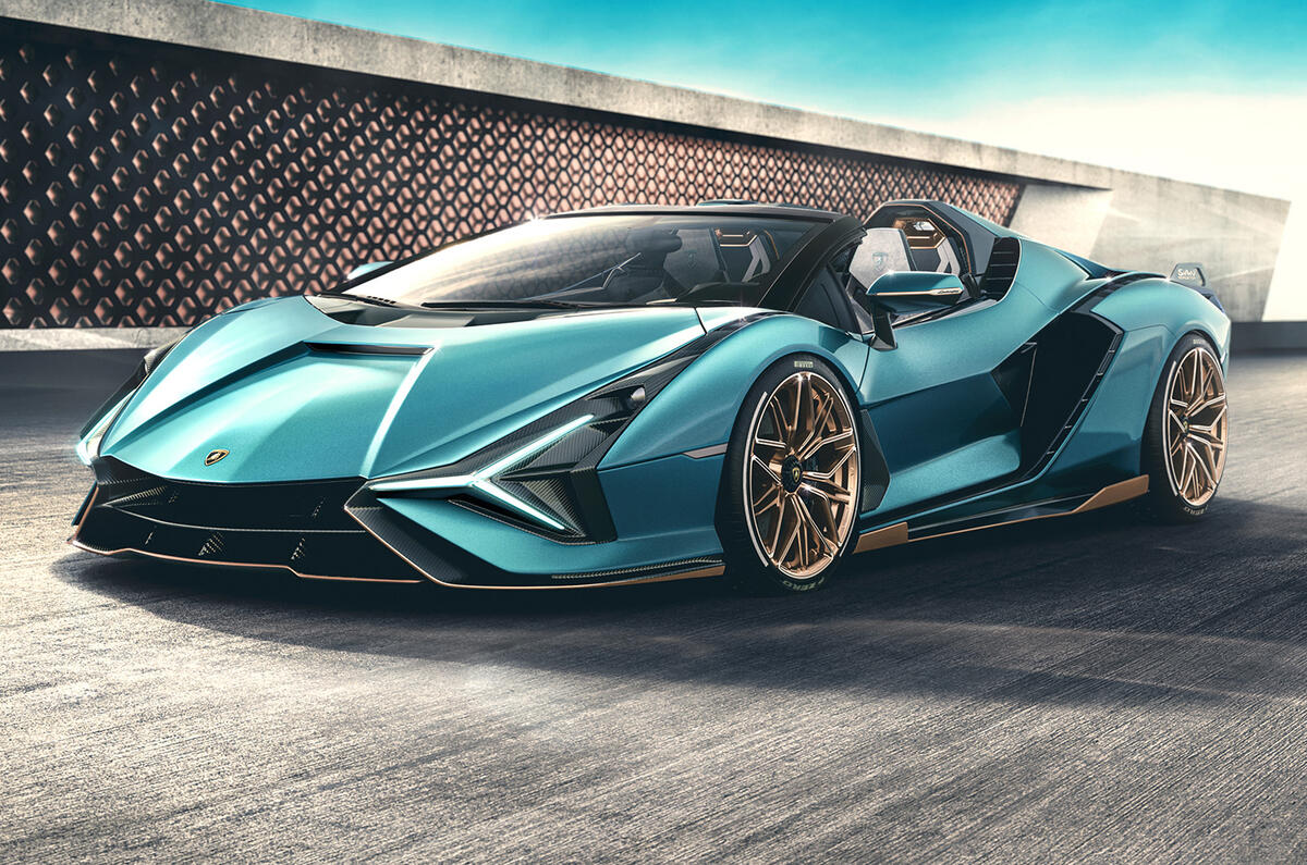 2020 Lamborghini Sian Roadster - front 2020 Lamborghini Sian Roadster - front