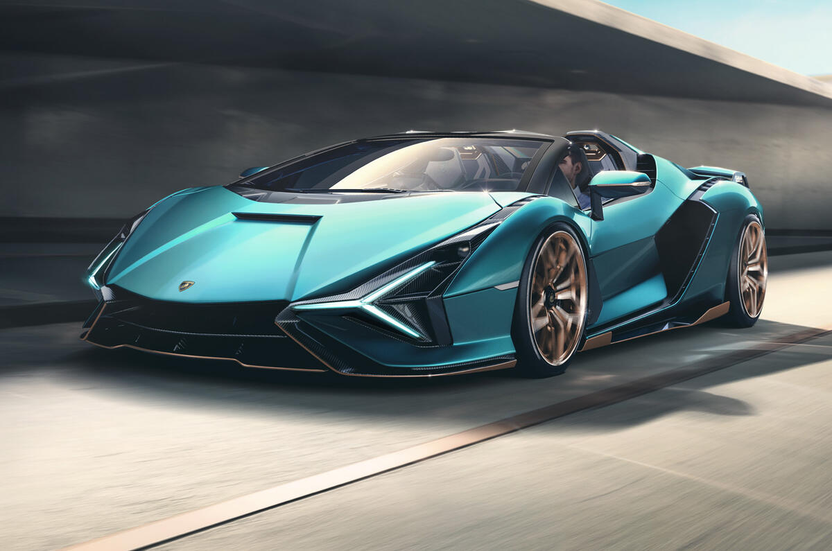2020 Lamborghini Sian Roadster - front 2020 Lamborghini Sian Roadster - front