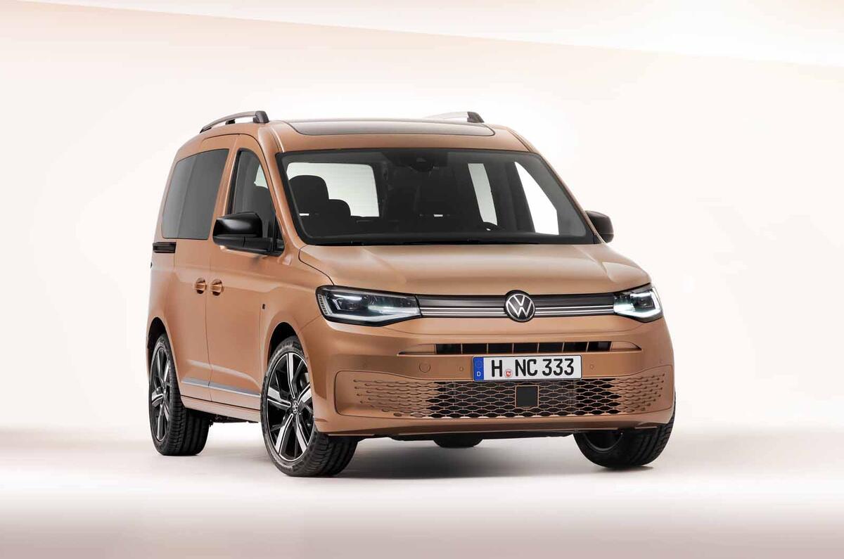 New VW caddy front