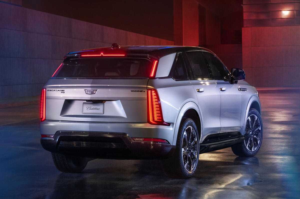 Cadillac Escalade IQ 2025 rear quarter static