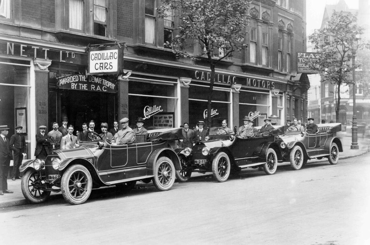 Cadillac showroom
