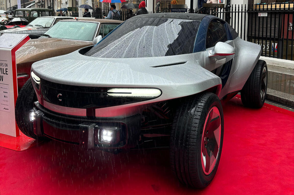 Callum Skye front left three quarter lights on Callum Skye front left three quarter lights on