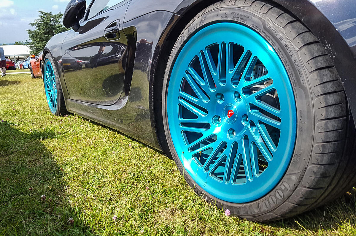 PORSCHE CAYMAN: Not a Porsche approved option, we suspect