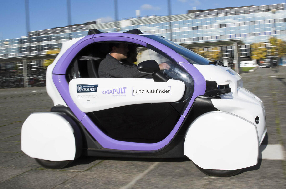 Driverless car trial takes place in the UK