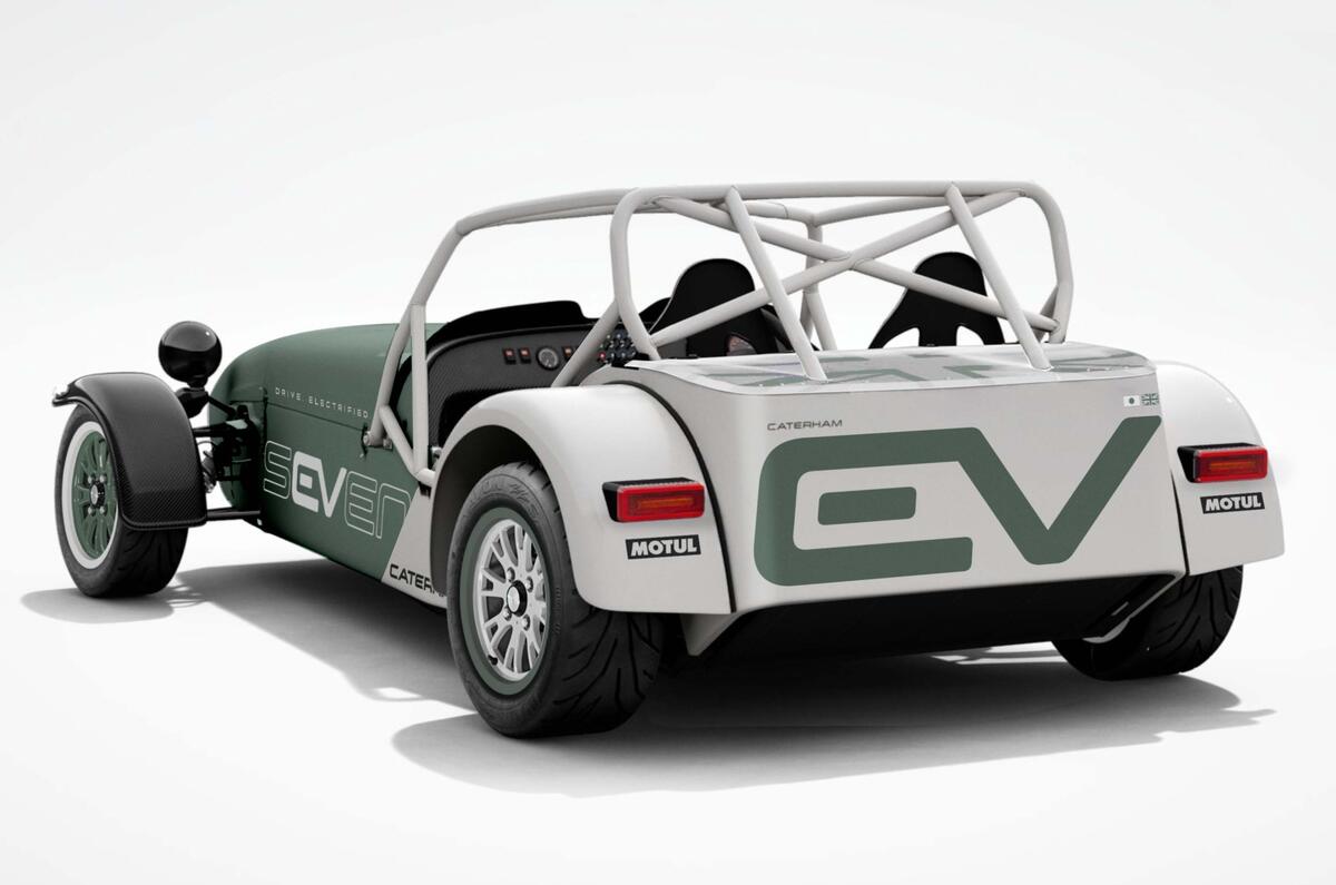 Caterham Seven EV rear Caterham Seven EV rear