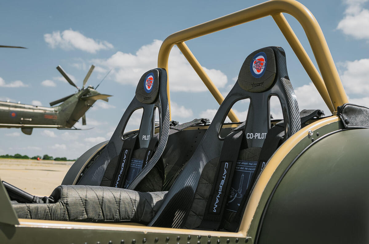 Caterham 360 R RAF seats Caterham 360 R RAF seats