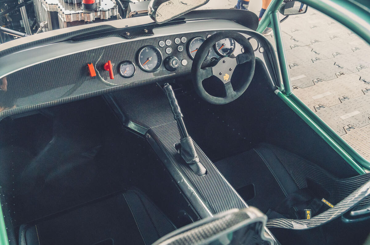 Caterham EV 7 Goodwood interior Caterham EV 7 Goodwood interior