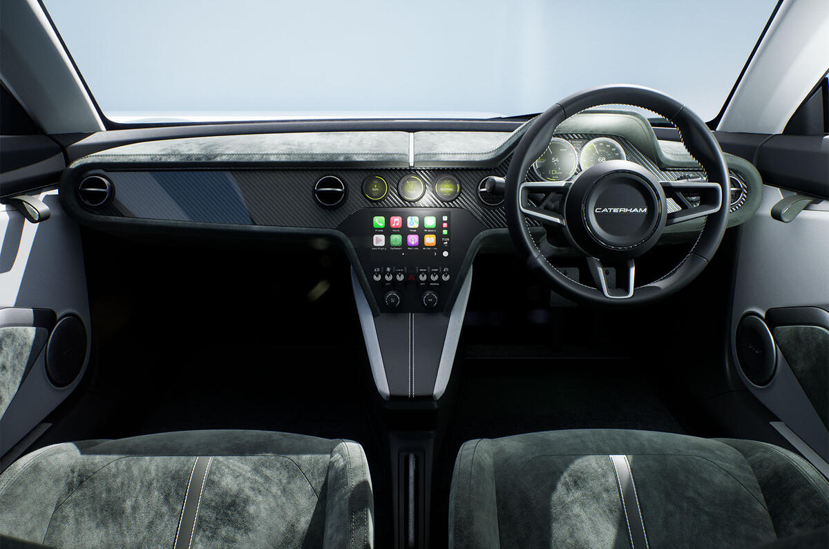 Caterham Project V dashboard Caterham Project V dashboard