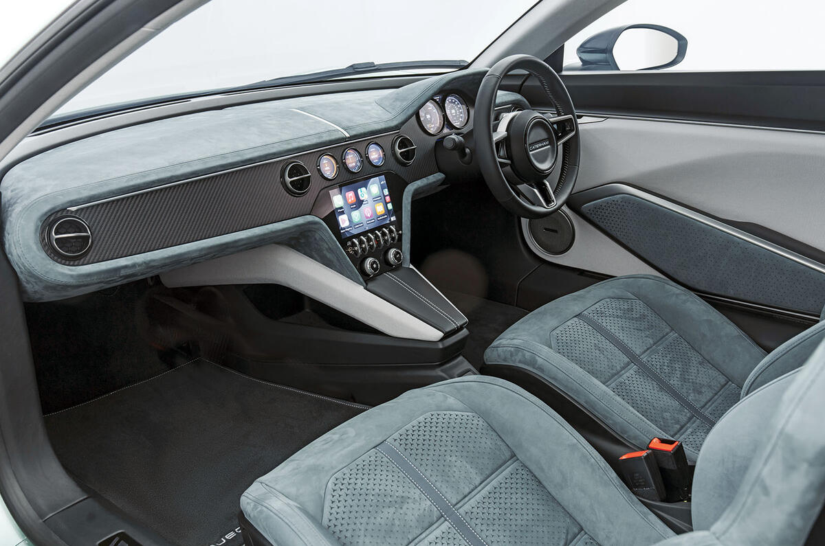 Caterham Project V interior Caterham Project V interior