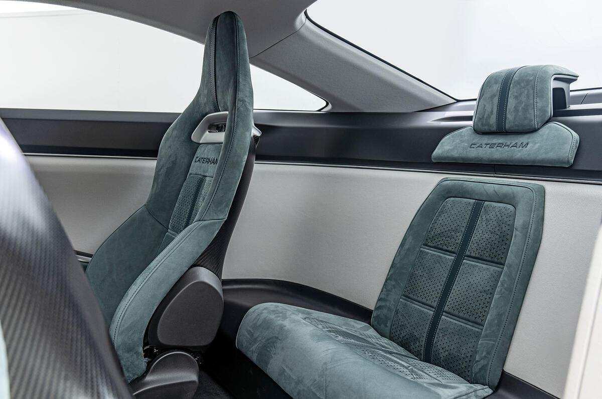 Caterham Project V rear seats Caterham Project V rear seats