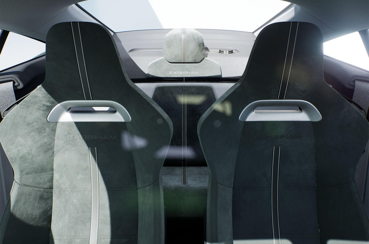 Caterham Project V seats Caterham Project V seats