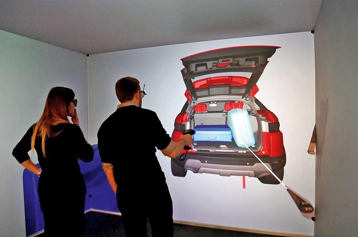 Range Rover Evoque boot design