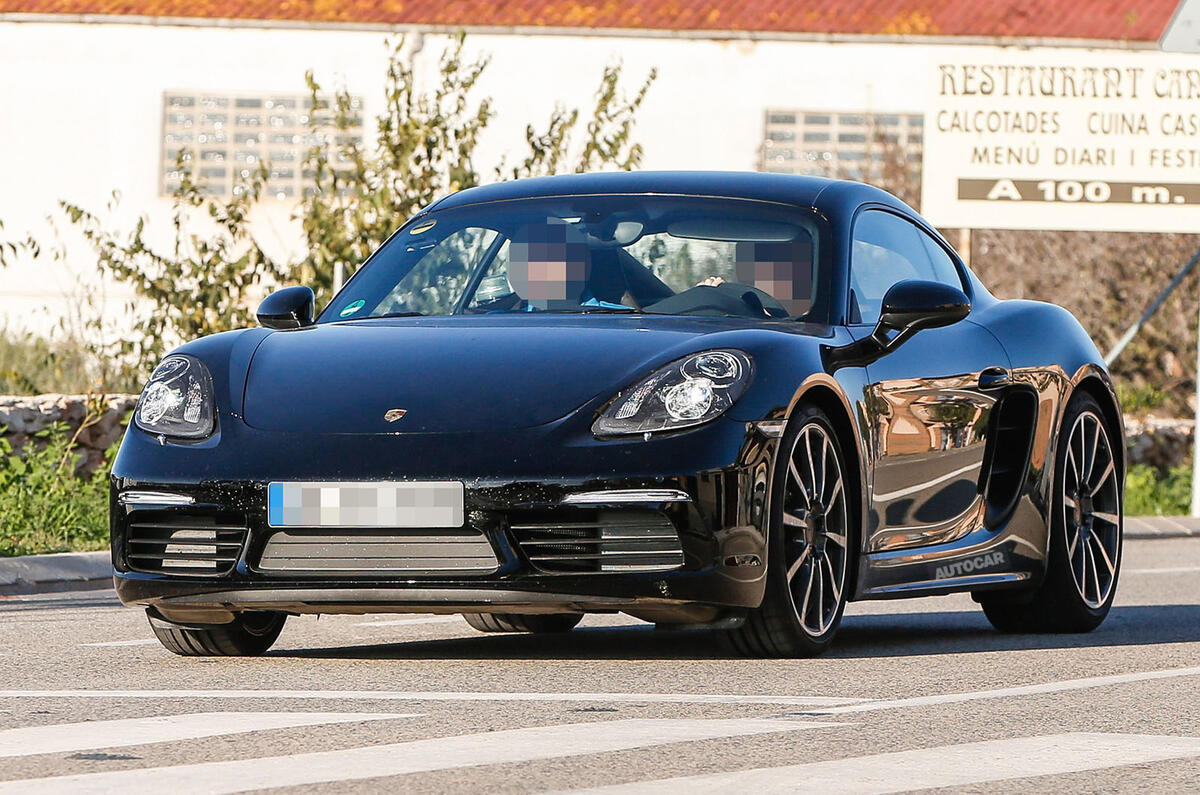 Porsche 718 Cayman spy