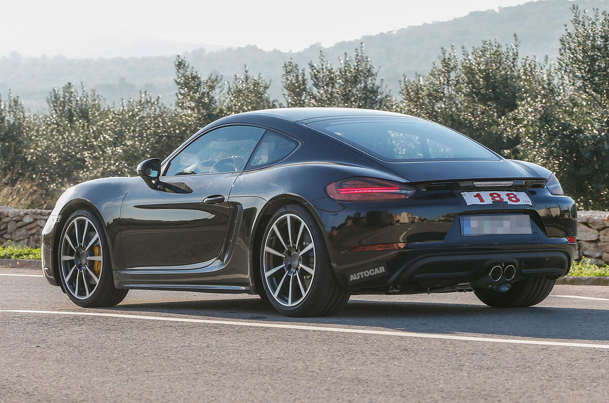 Porsche 718 Cayman spy