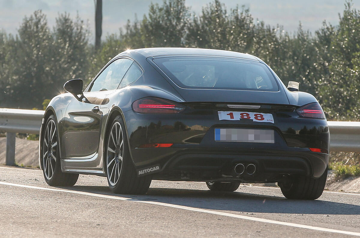 Porsche 718 Cayman spy