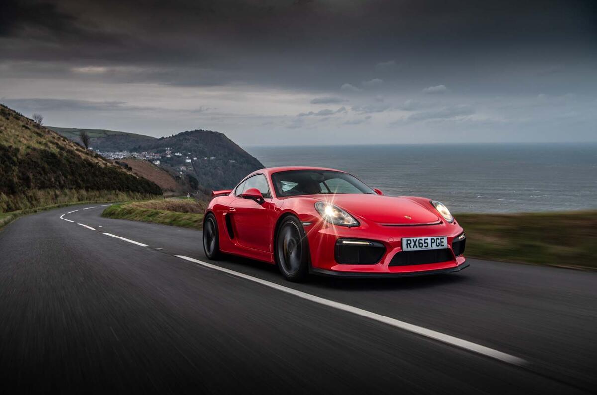 Porsche Cayman - front