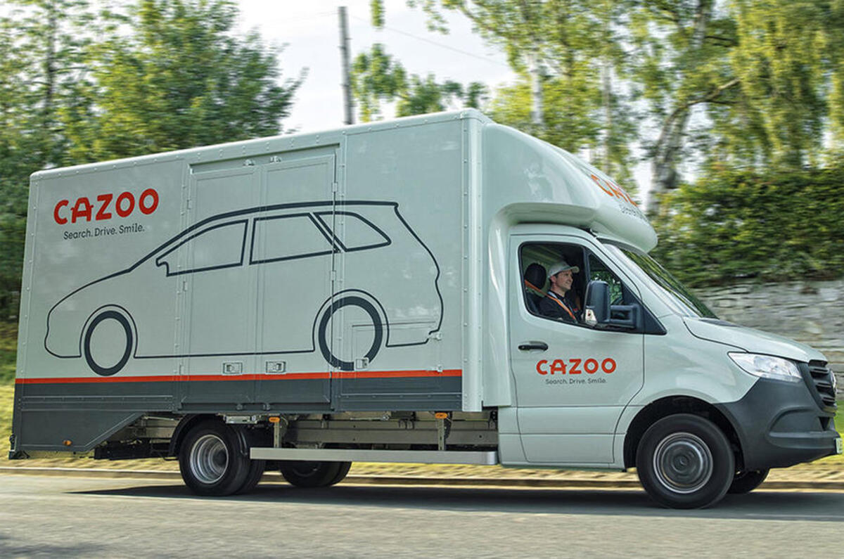 cazoo delivery van side