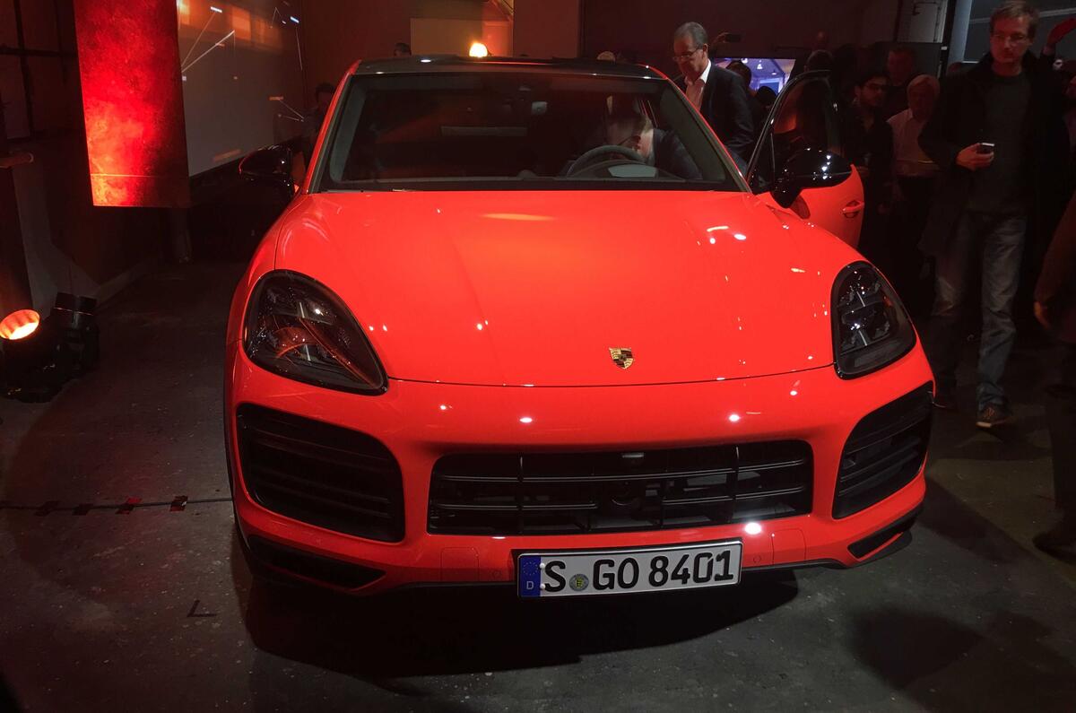Porsche Cayenne Coupe front