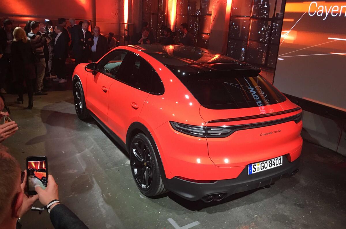 Porsche Cayenne Coupe rear
