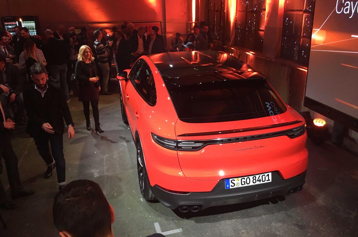 Porsche Cayenne Coupe rear