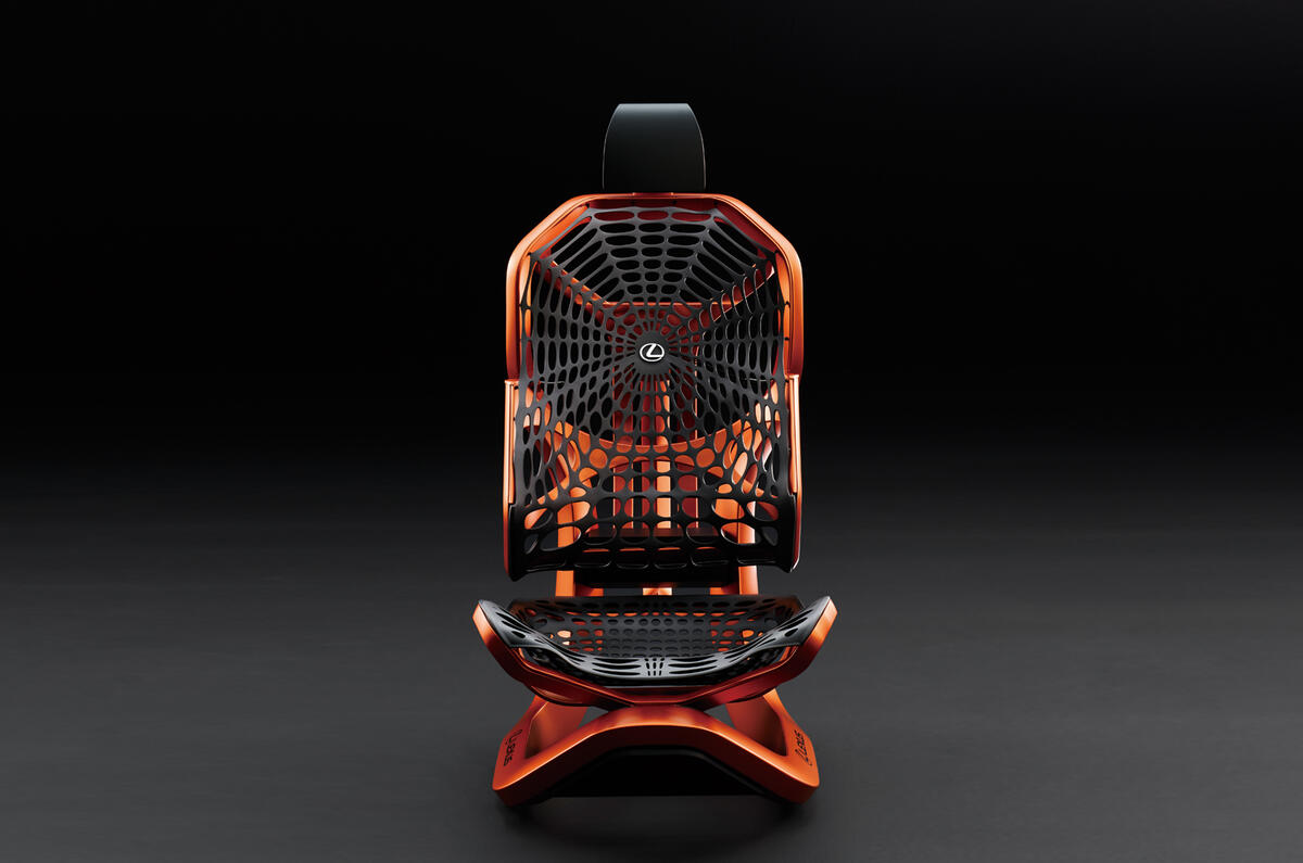 Lexus reveals spider-influenced Kinetic Seat Concept