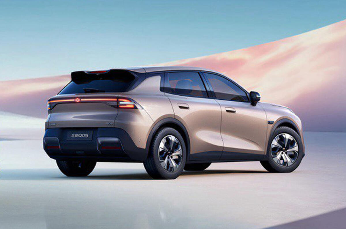 Changan E06 rear quarter