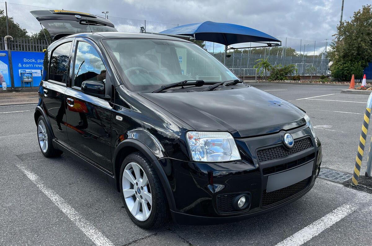 Charlie Martin Fiat Panda 100HP cleaned front