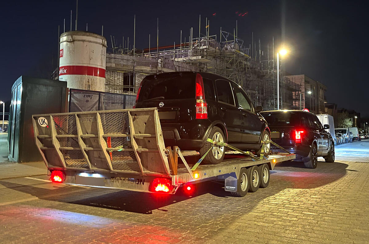 Charlie Martin Fiat Panda 100HP on loader