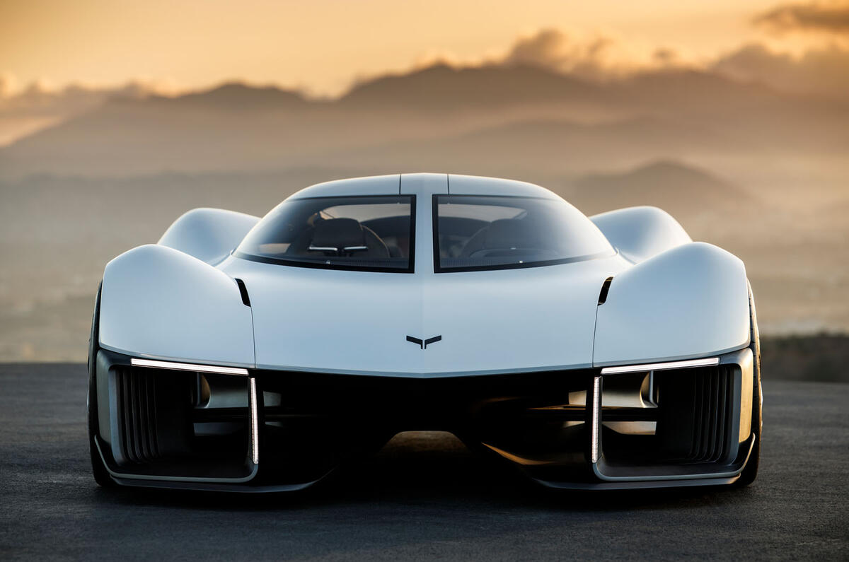 Chevrolet Corvette EV concept GM Advanced Design Europe front