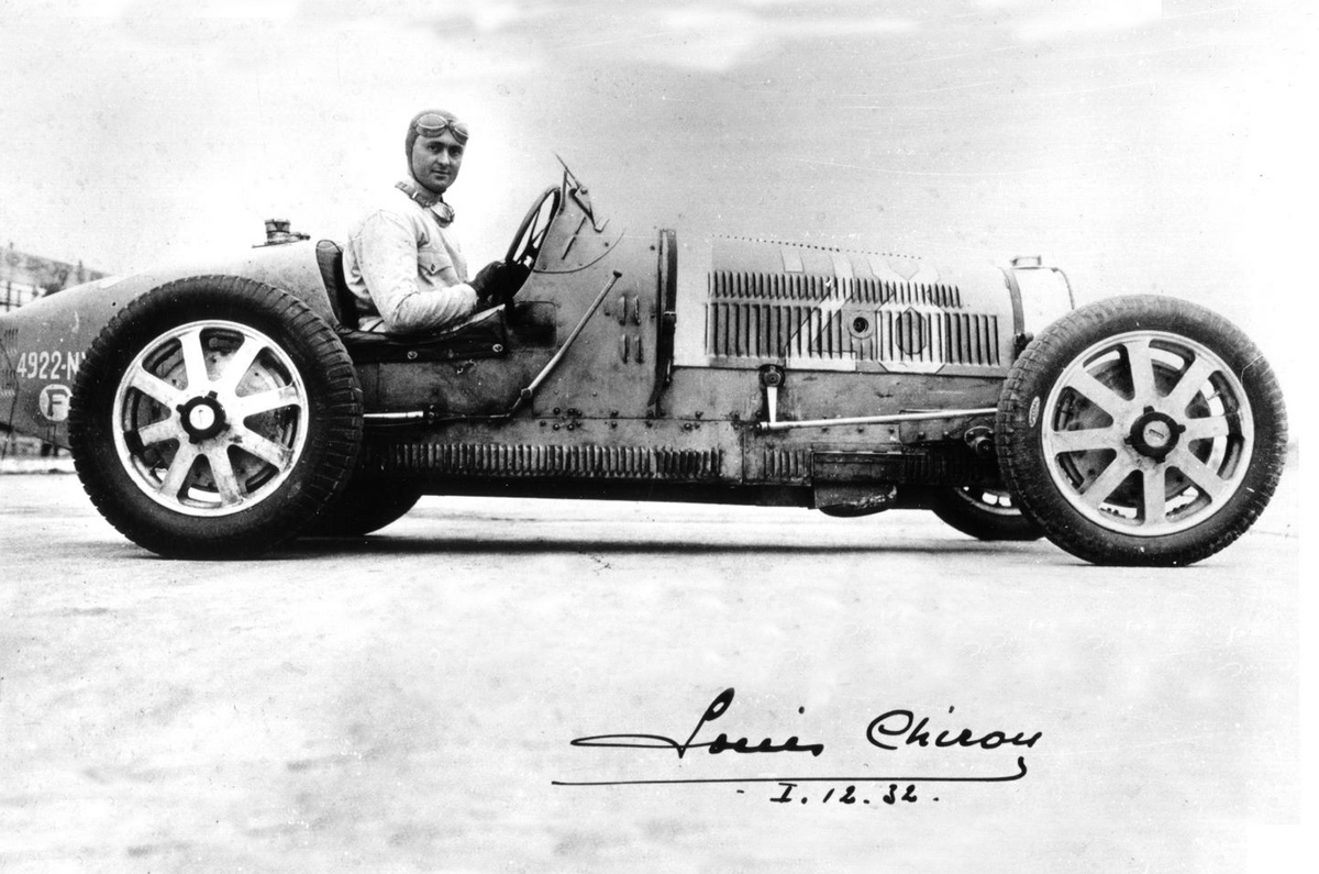 Louis Chiron driving a Bugatti Type 51