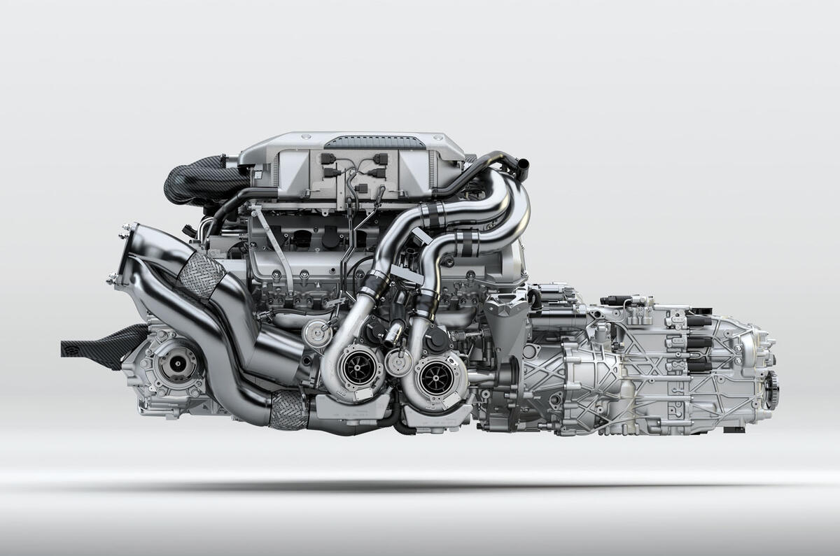 Bugatti Chiron W16 engine