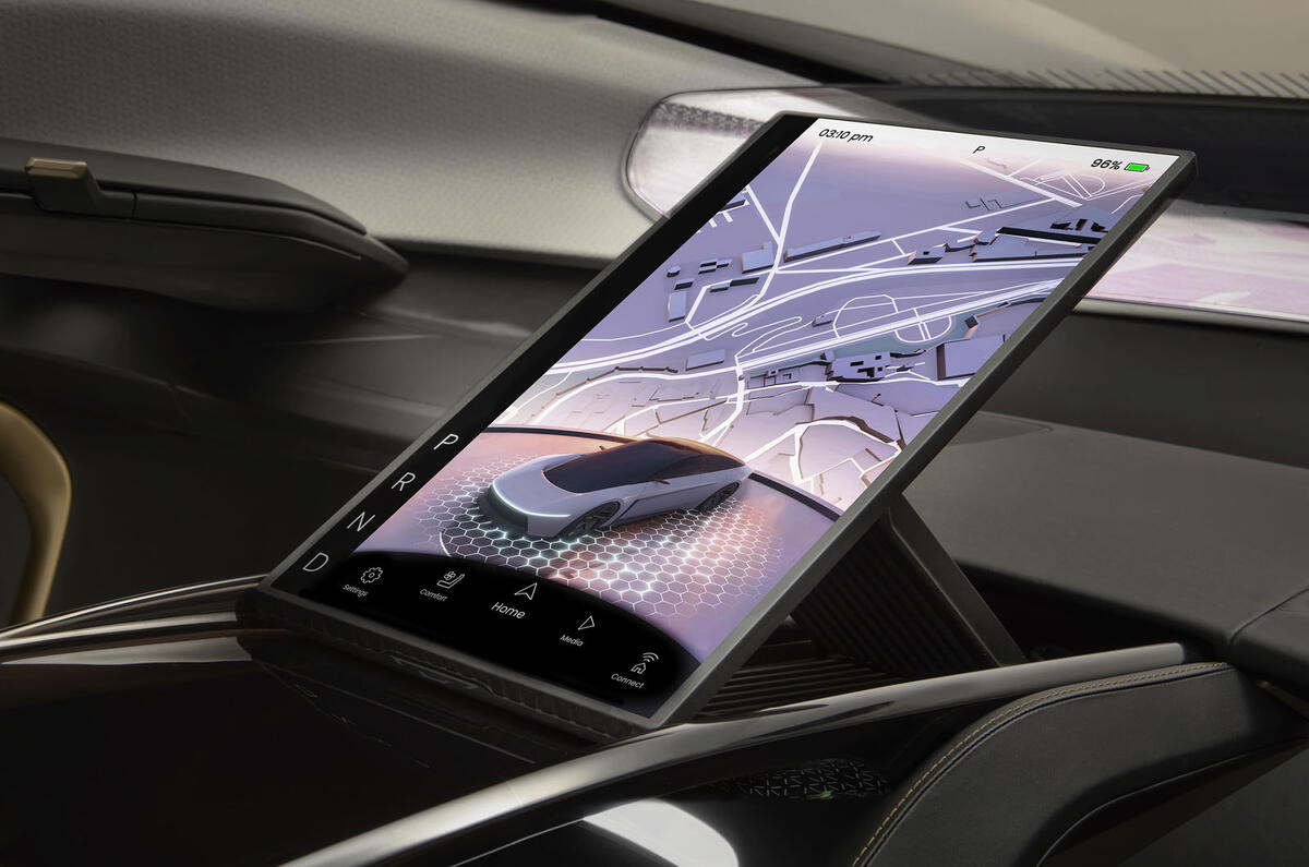 Chrysler Halcyon concept touchscreen Chrysler Halcyon concept touchscreen