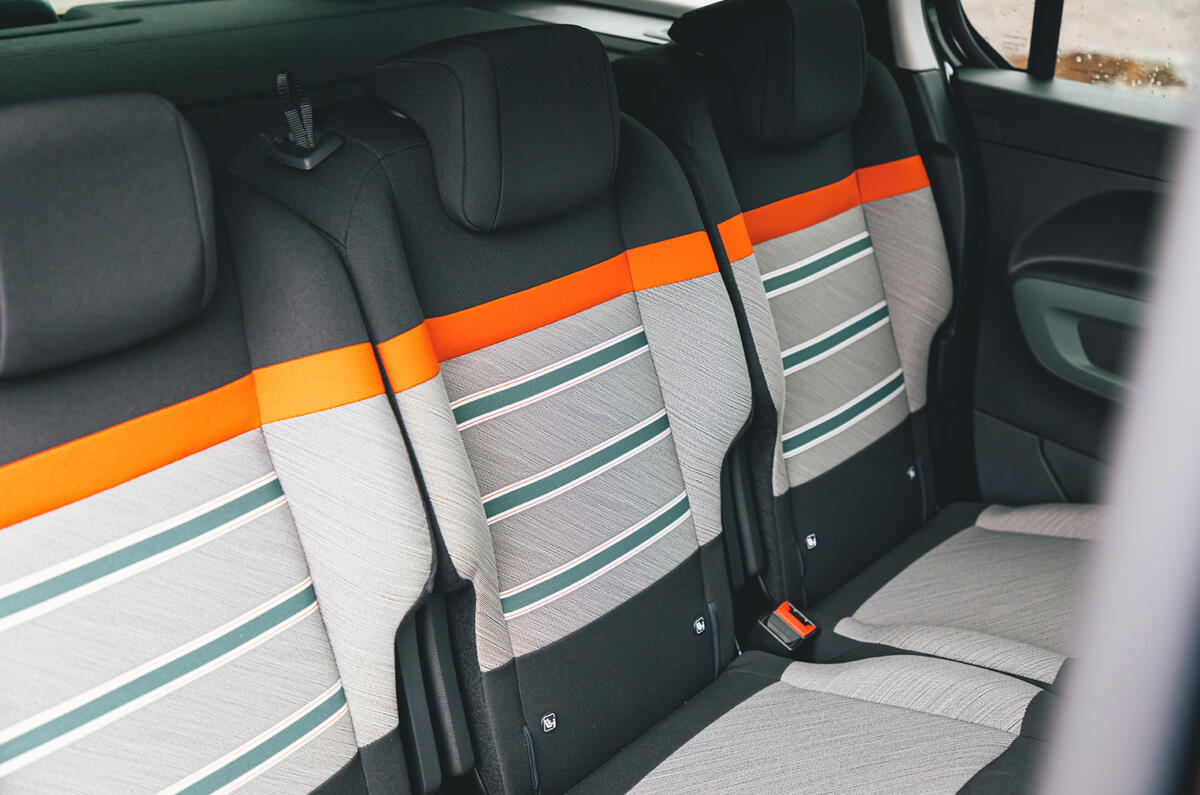 Britain's Best Car Awards 2020 - Citroen Berlingo - rear seats