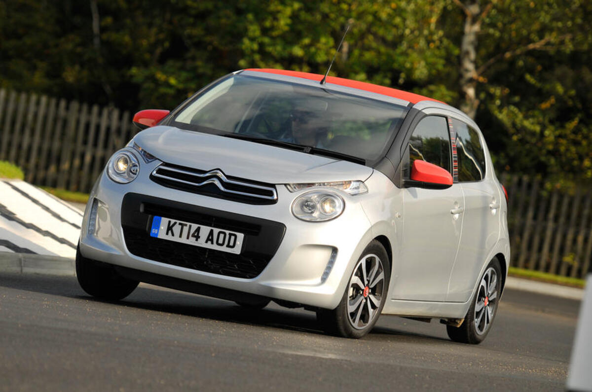 citroen c1 cornering