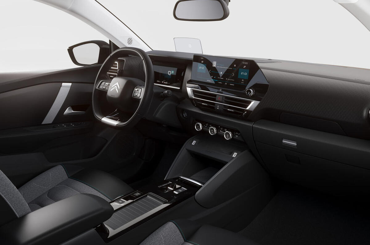2020 Citroen e-C4 - interior 2020 Citroen e-C4 - interior