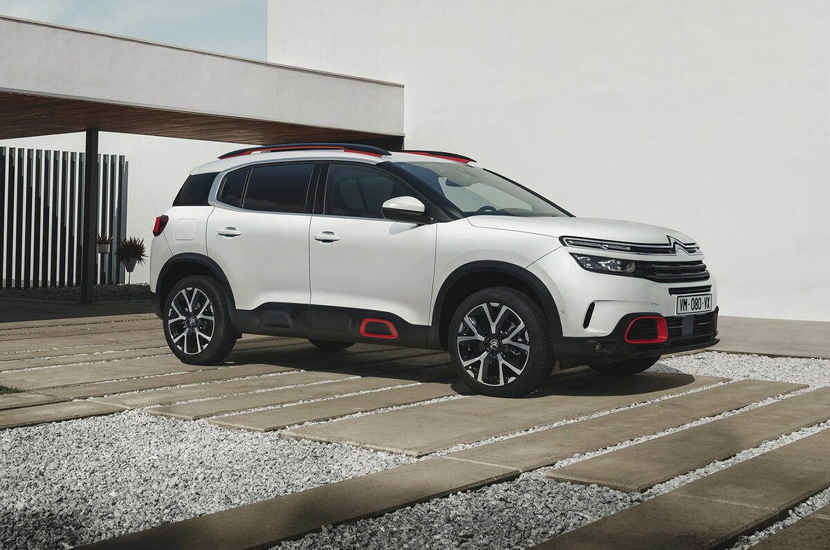 Citroen C5 Aircross 2018 European launch static front